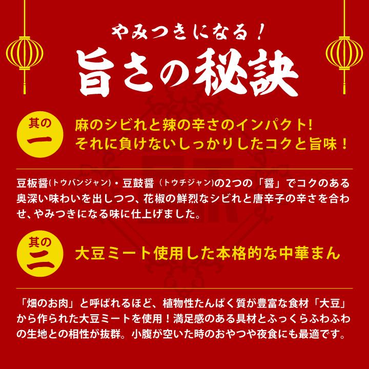大阪王将 大豆ミートを使った麻婆まん 3個入 中華まん 冷凍食品 レンチン|大阪王将 公式通販 |02
