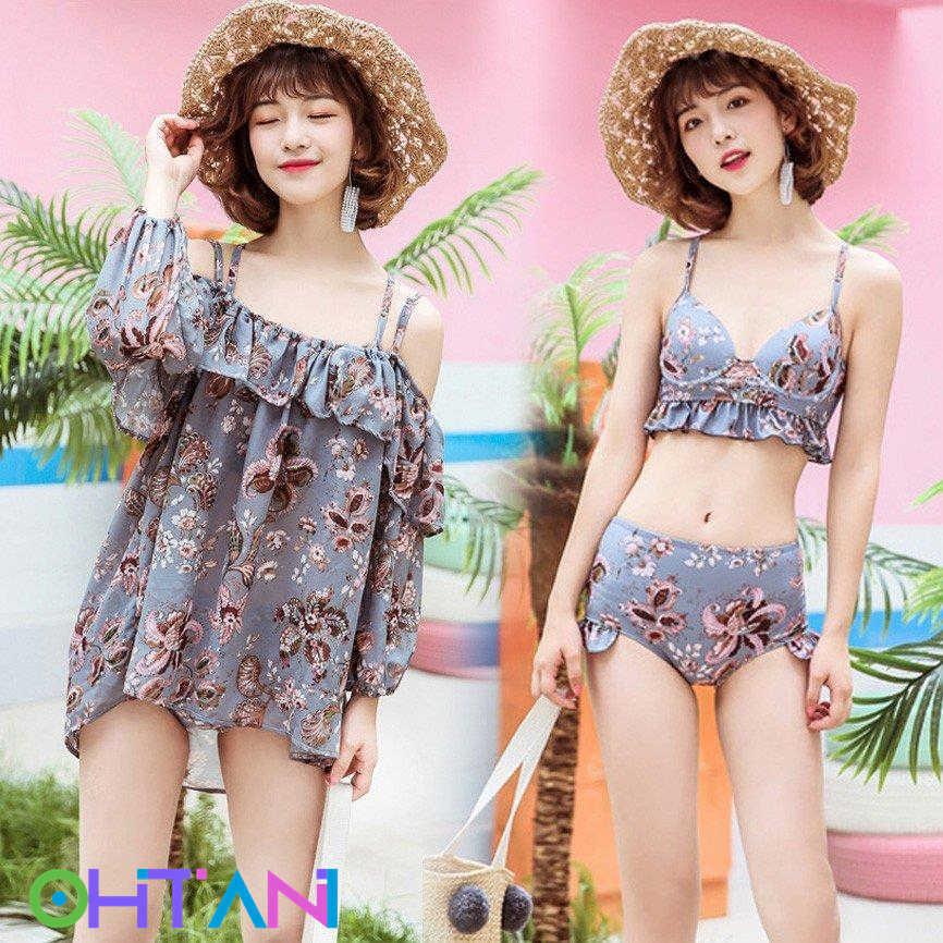 公式ショップ 水着 レディース ビーチウェア ビキニ 体型カバー 海水浴 ビーチ 3点セット 安い おしゃれ 可愛い Nomadwayapp Com
