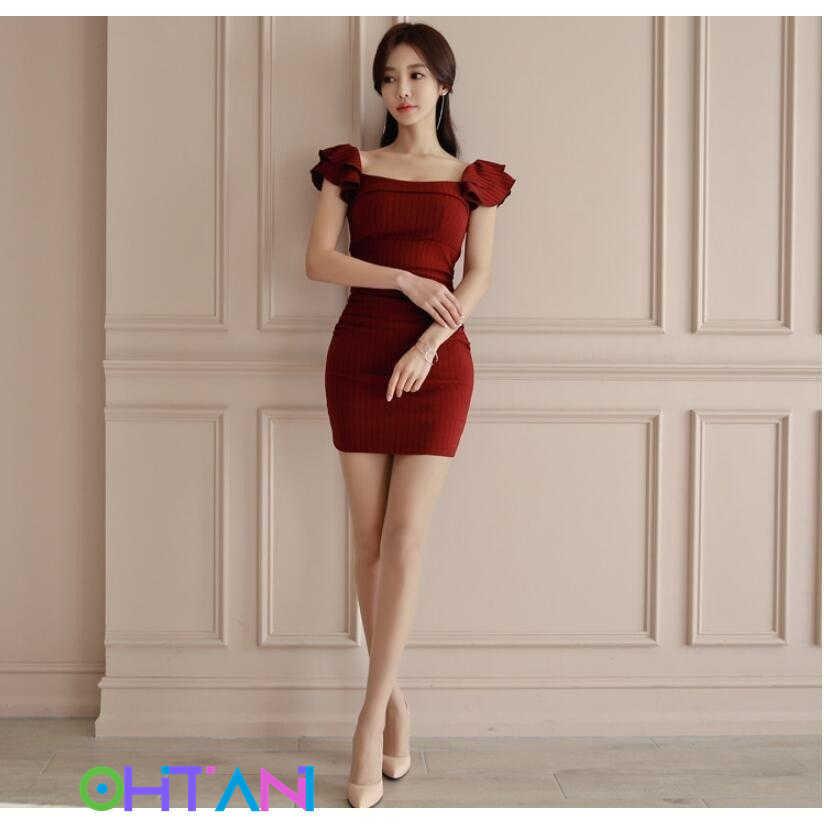 秋夏 オフショルダーワンピース レディース 着痩せ パーティードレス ミニ丈ワンピース タイトワンピース お嬢様 2次会 超可愛い代30代ギャザー フリル 0313na1176 オオタニ商店 通販 Yahoo ショッピング