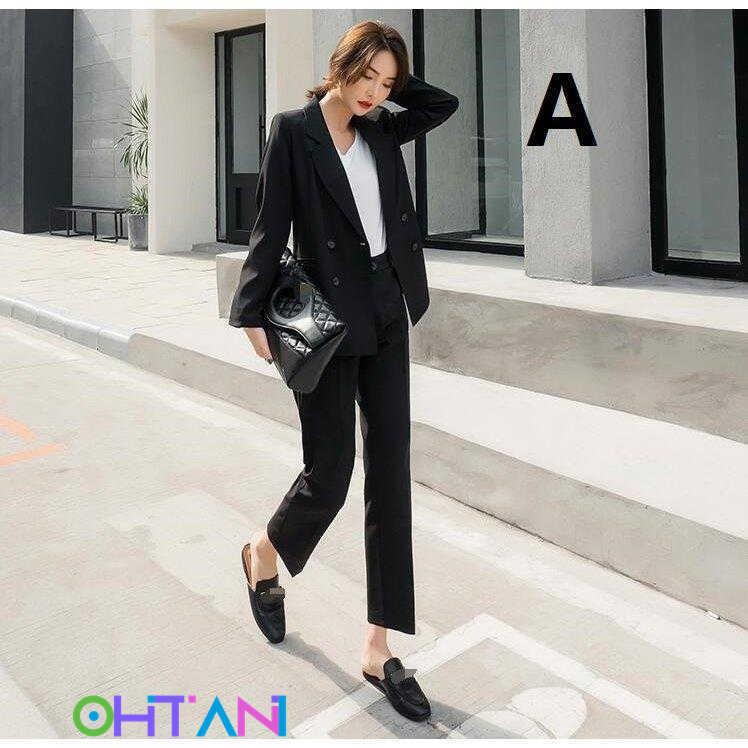 超大特価 Chic インスタ風 レディース パンツスーツ 春秋冬 フォーマル 韓国風 Ol 通勤 2点セット 令和 着痩せ 長袖ジャケット スキニーパンツ 二次会 代30代40代 Kids Nurie Com