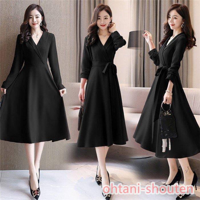 世界有名な ロングワンピース レディース きれいめ ワンピース フォーマル 結婚式 ドレス パーティー 二次会ドレス Aラインワンピース ベルト付き 着痩せ 大人 上品 30代 ワンピース サイズ L Www We Job Com