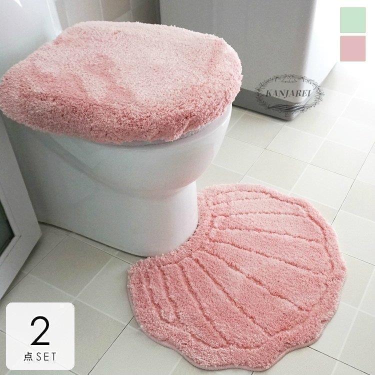 日用品雑貨 トイレ用品 カバー トイレマット セット ふわふわ 可愛い ガーリー シェル 貝殻 ボタン 取り外し簡単 ドット 水玉 N オオタニ商店 通販 Yahoo ショッピング