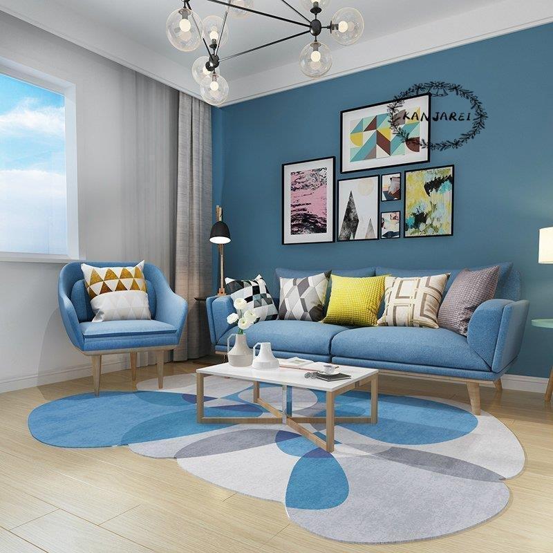 インテリア 高級感 模様替え 浴室用具 抽象的 絨毯 絨毯 アート 模様替え リビング 幾何学模様 シンプル N1297 モダン オオタニ商店 北欧 サークル カーペット