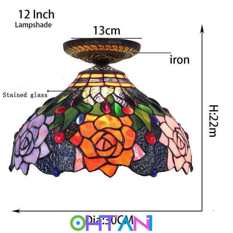 新品 食卓用 寝室 リビング カフェ ダイニング Ledステンドグラス 綺麗なデザイン 直径30cm アンティーク シーリングライト 居間用 間接照明新作 おしゃれ 豪華 シーリングライト Readingtherapycenter Com