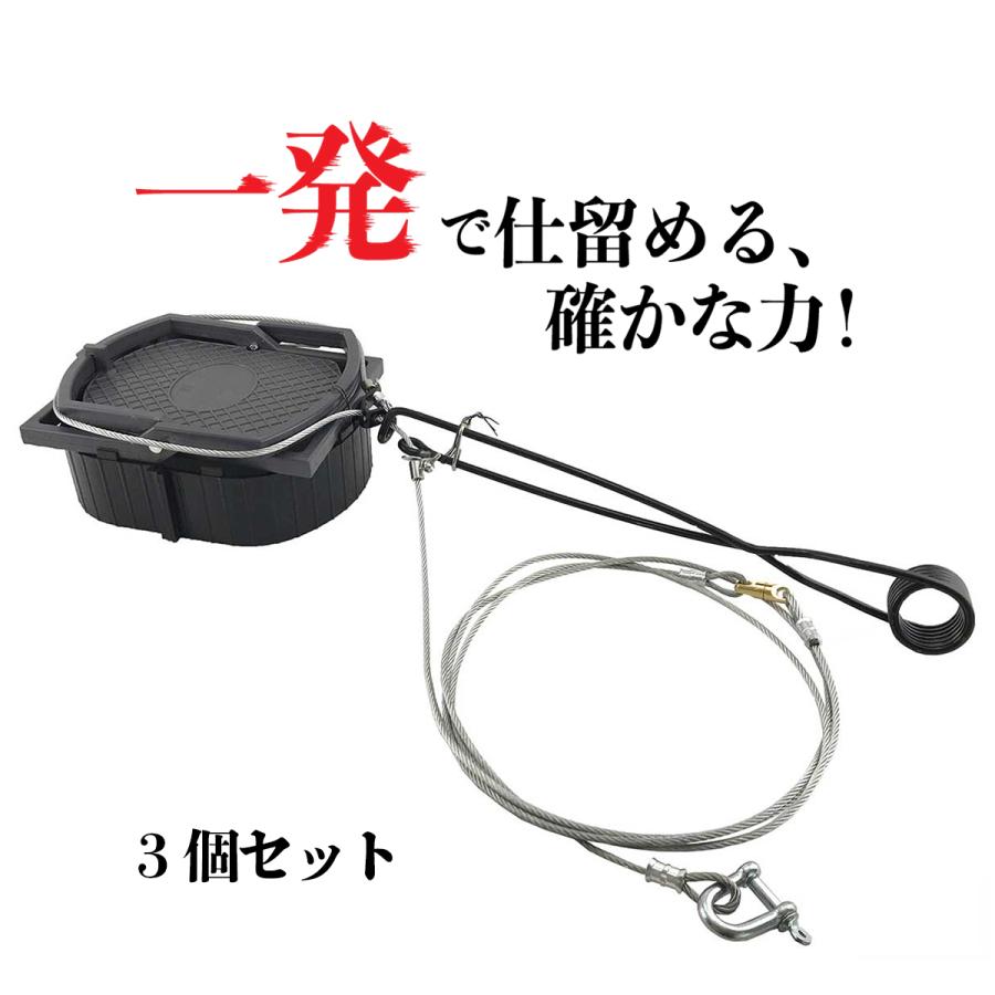 くくり罠 薄型 12cm 5セット 土台一体型 くくり罠 薄型 12cm 5セット 土台一体型 Amazon.co.jp: キョンも