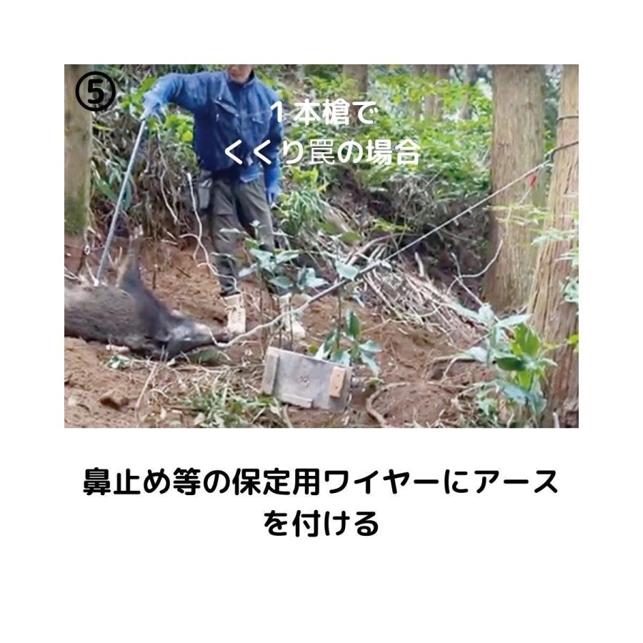 1本槍電気止め刺し機 箱罠・くくり罠兼用 （新仕様）害獣駆除 くくり
