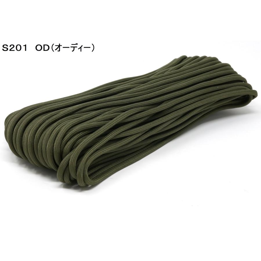 TIGER パラコード 30m×4mm 無地16色【Paracord】 Made in the USA