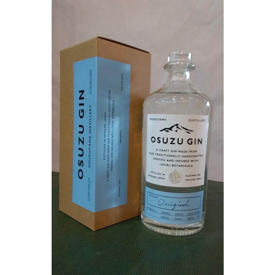 700ml　尾鈴山蒸留所 OSUZU GIN 尾鈴ジン　45度　箱入｜ohtsurusakagura