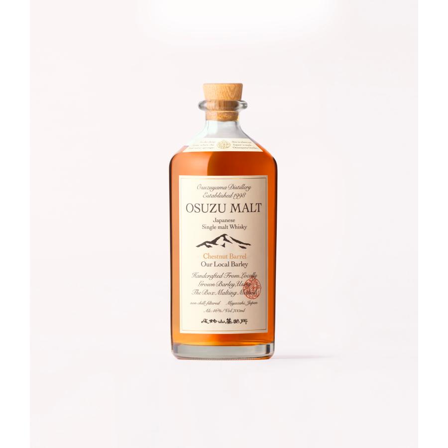 新品未開封・箱付 OSUZU MALT オスズモルト 700ｍｌ、1本 尾鈴モルト ウイスキー 栗樽 OSUZU MALT Chestnut Barrel箱入 700ml と