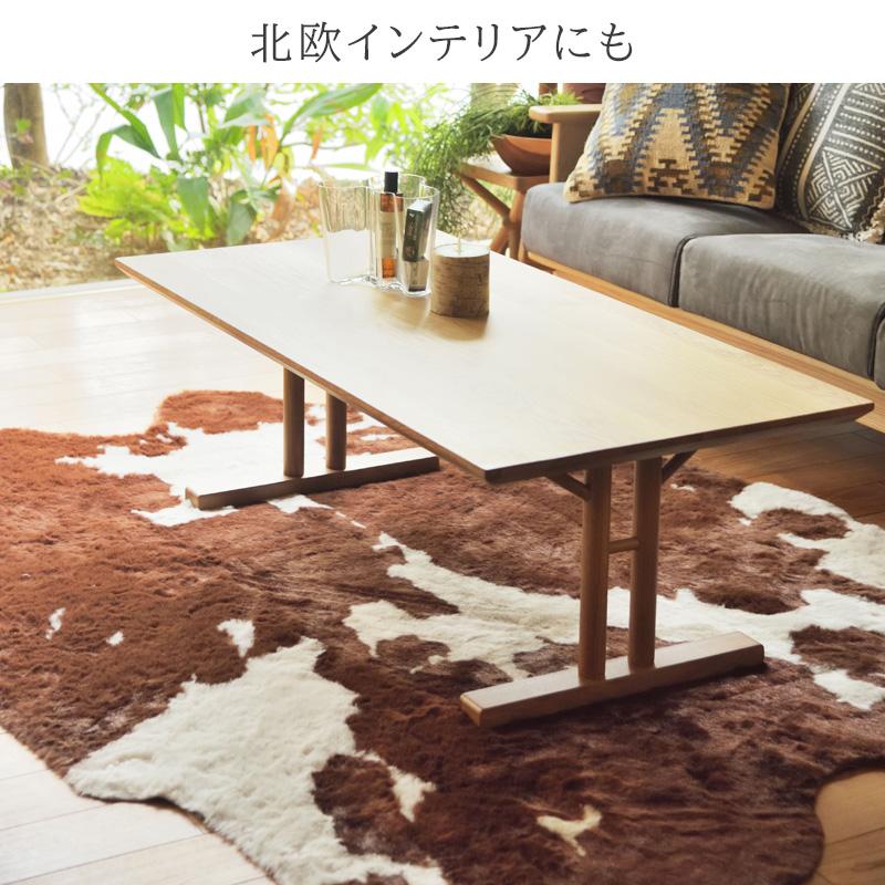 牛皮 カウラグ アクセントラグ インテリア 楽天市場】カウハイド フェイク ラグ ラグマット 牛柄 牛革調