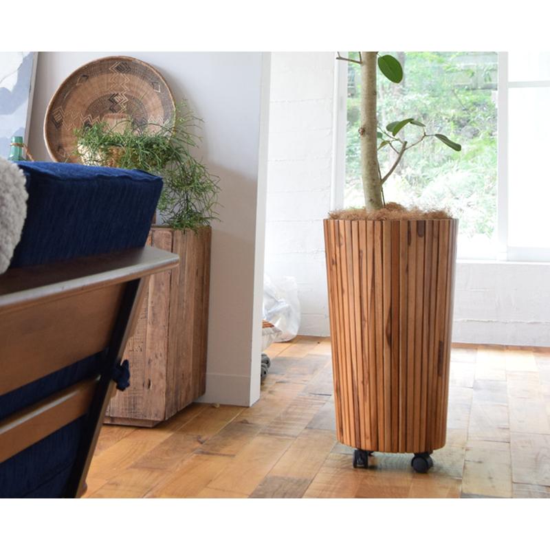 植木鉢 陶器 プランター 大型 装飾 縄 ダークブラウン キャスター付き植木鉢台 植木鉢 陶器 プランター 大型 装飾 縄 ダークブラウン キャスター付き