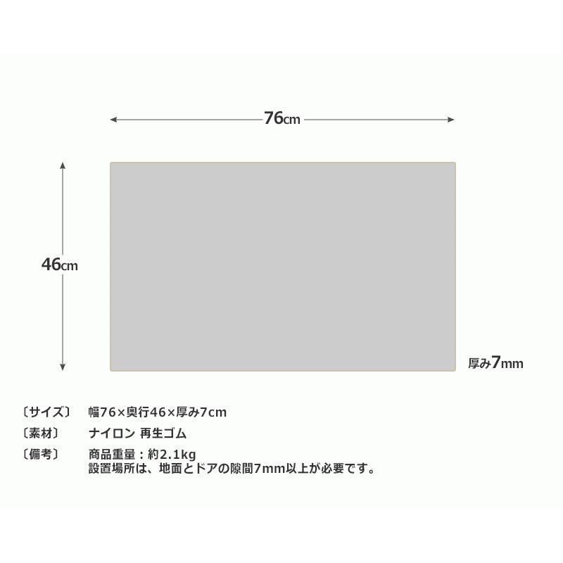 玄関マット おしゃれ 屋外 屋外用 薄型 76×46 外用 ラバーマット ウェルカムマット ドアマット エントランスマット ヴィンテージ｜ohwow｜15