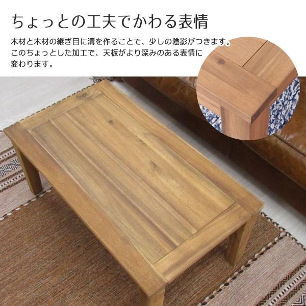 テーブル ヴィンテージ 西海岸 アンティーク 無垢材 コンパクト おしゃれ アジアン ボタニカル アウトドア|ohwow|04