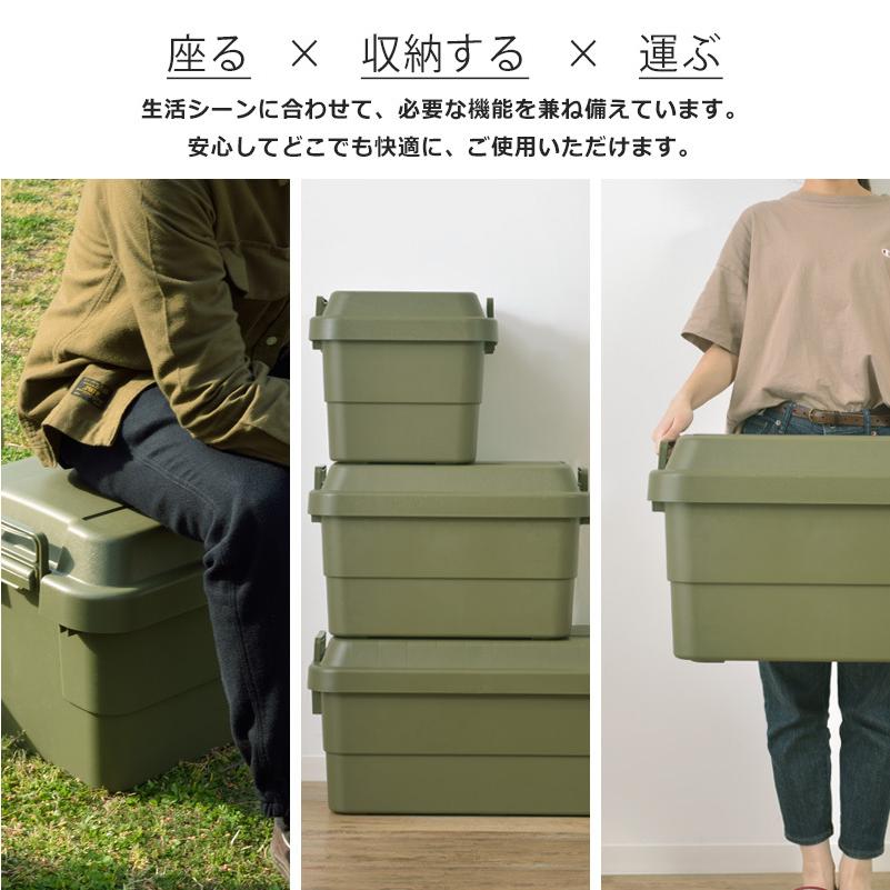 収納ボックス コンテナボックス トランク 収納ケース フタ付き