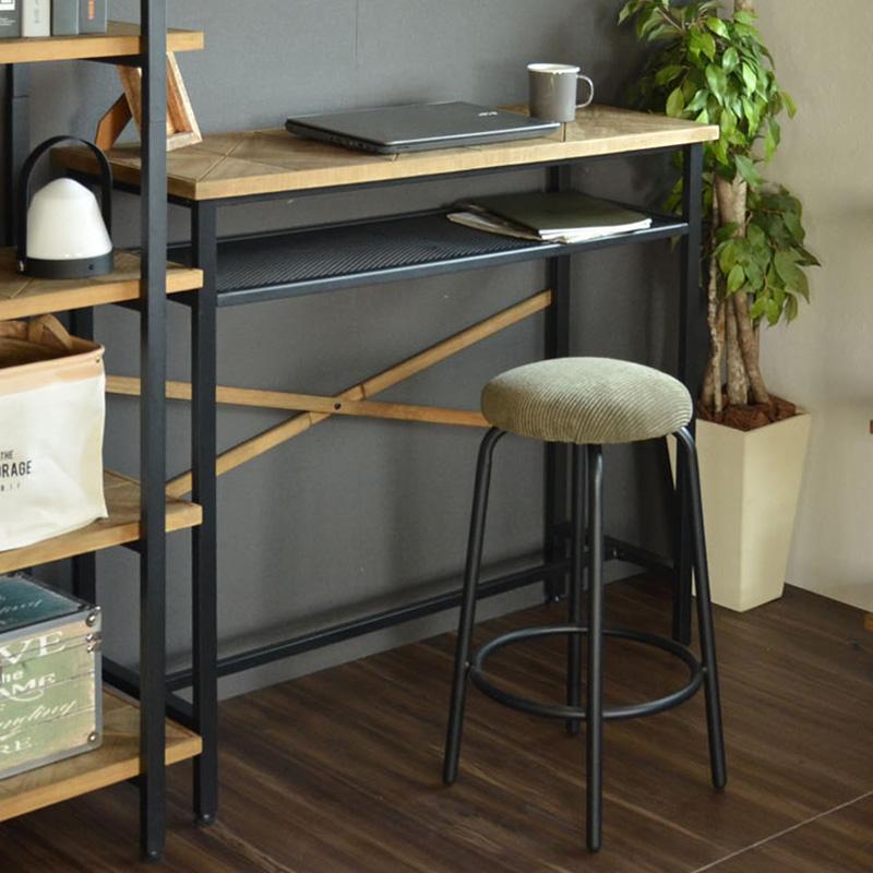 カウンターテーブル ハイテーブル 北欧 ヴィンテージ シャビー