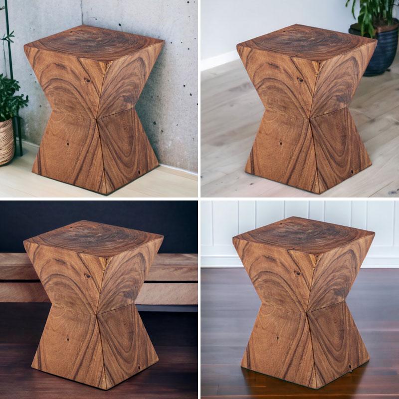 サイドテーブル スツール 椅子 観葉植物 おしゃれ スクエア