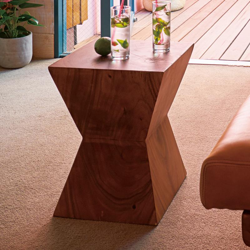 サイドテーブル スツール 椅子 観葉植物 おしゃれ スクエア