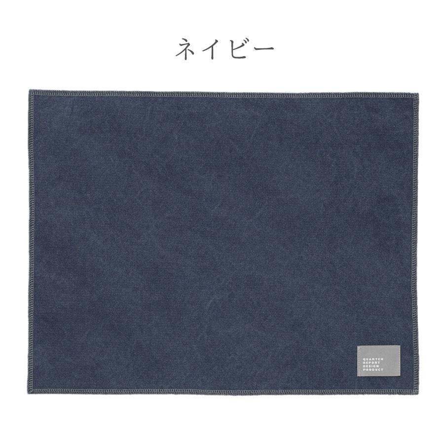 ハンドメイド✃アンティーク ホームスパンリネン＆ボーダー 青ステッチ