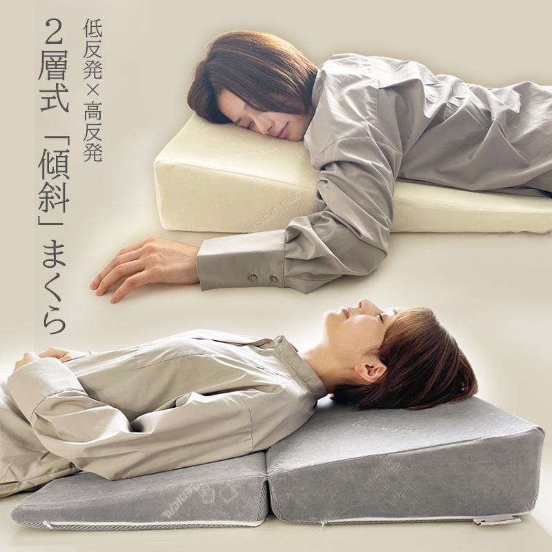 枕 快眠枕 低反発 肩こり いびき めまい 逆流性食道炎 いびき防止