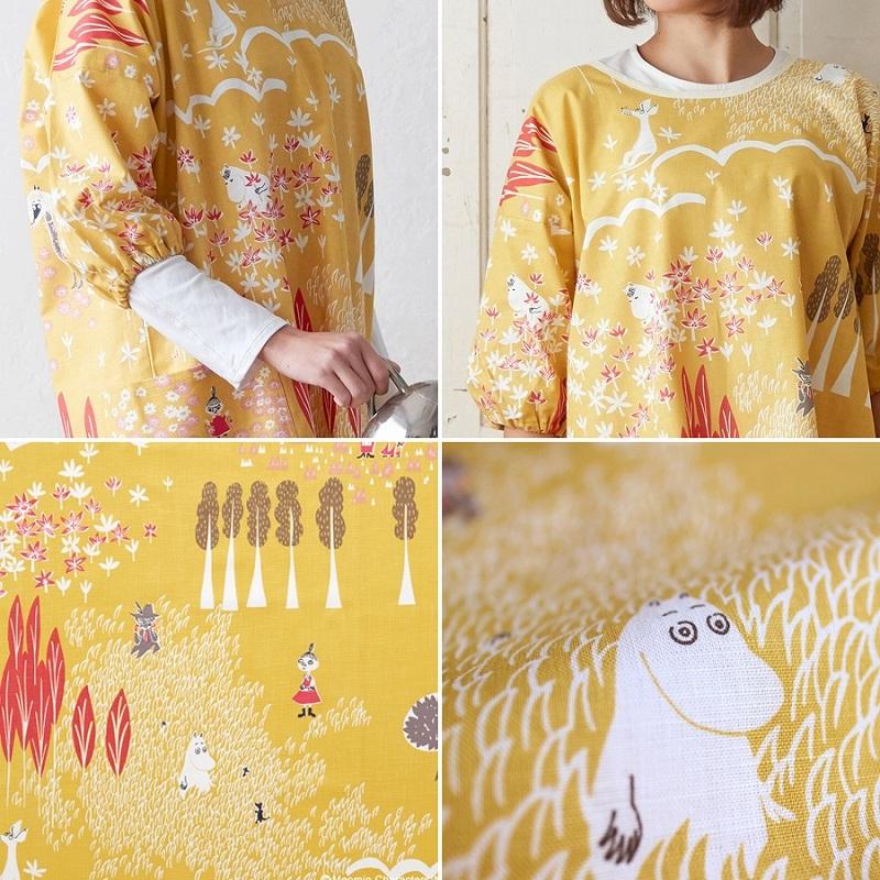 MOOMIN 割ぽう着 割烹着 おしゃれ 北欧 大きいサイズ かっぽう着 MOOMIN 割ぽう着 割烹着 おしゃれ 北欧 大きいサイズ かっぽう着