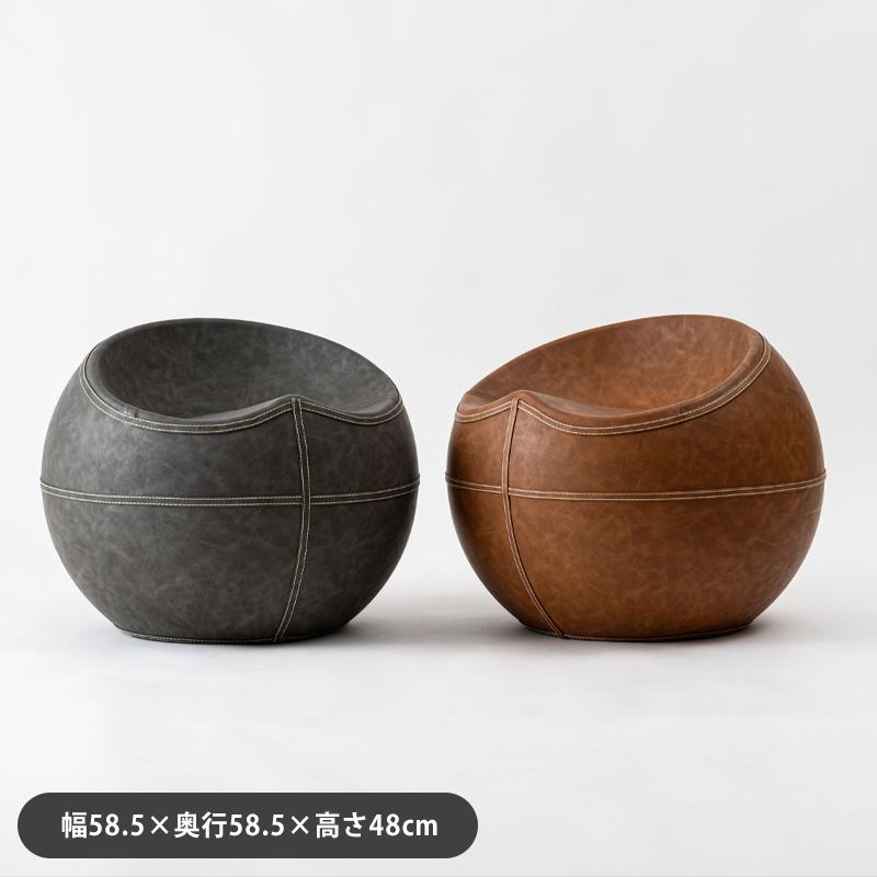 ブラウン スツール 木製脚 合成皮革 ブラウン スツール 木製脚 合成皮革