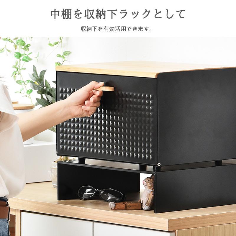 ブレッドケース おしゃれ パンケース キッチンラック キッチン台 キッチン収納 トースター 食パン入れ 調味料入れ 大容量 北欧 棚付き  中棚付き |  | 08