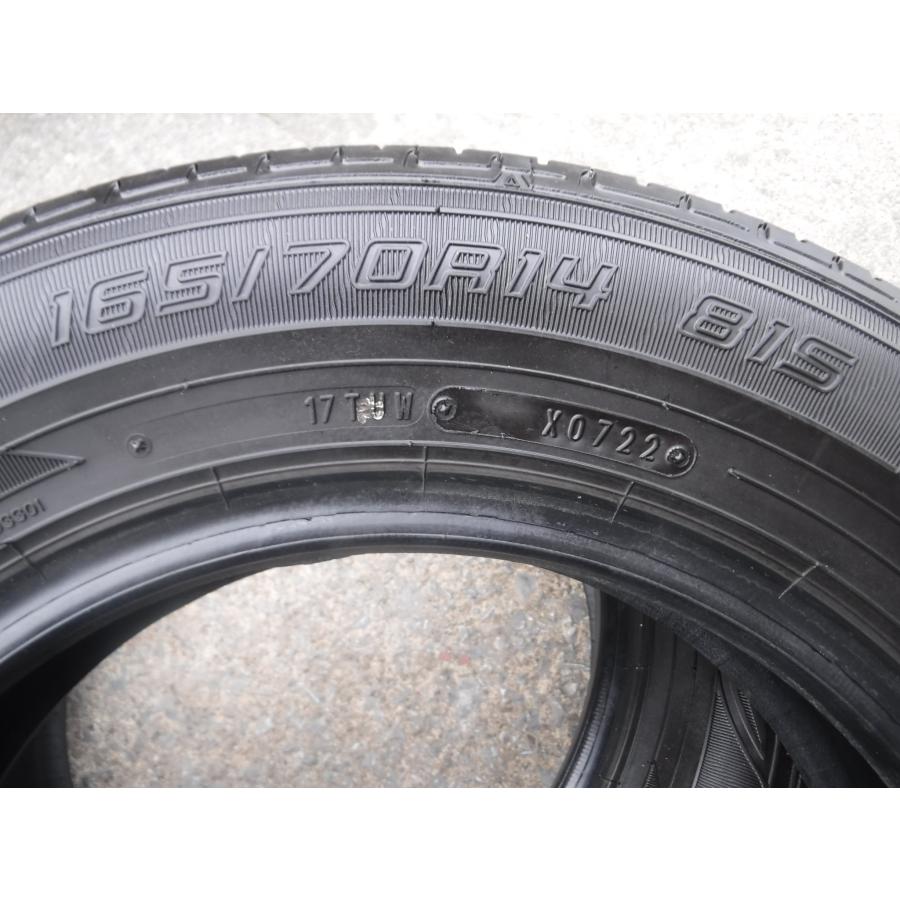 【K369】ラジアルタイヤ4本 165/70R14 DUNLOP ダンロップ EC202 2022年 中古 ◆◆個人宅配達不可◆◆｜ohyama-denpou｜09