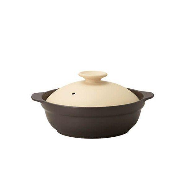 IH軽量土鍋 Karl (カール) 6.5号 ベージュ ＃特選デザイン食器