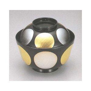 越前漆器 お椀 欅（けやき）日月 魯山人好 煮物椀 木製 (3-20-6611