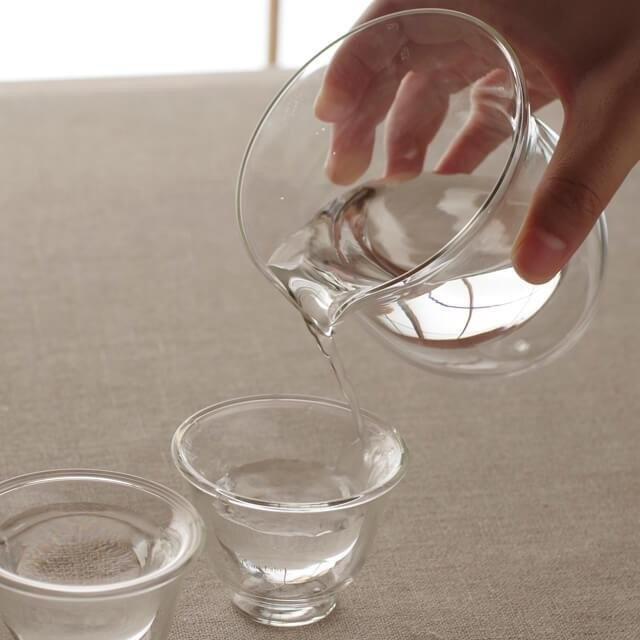 ガラス ダブルウォール片口 きよ-kiyo- 250ml （耐熱ガラス