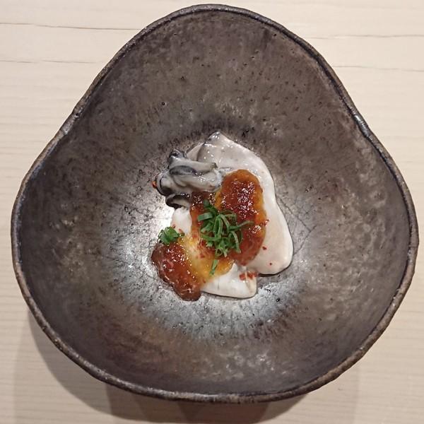 A1300-3/鼠志野割山椒向付5客/銘々皿/飾鉢/盛鉢/菓子鉢/懐石道具