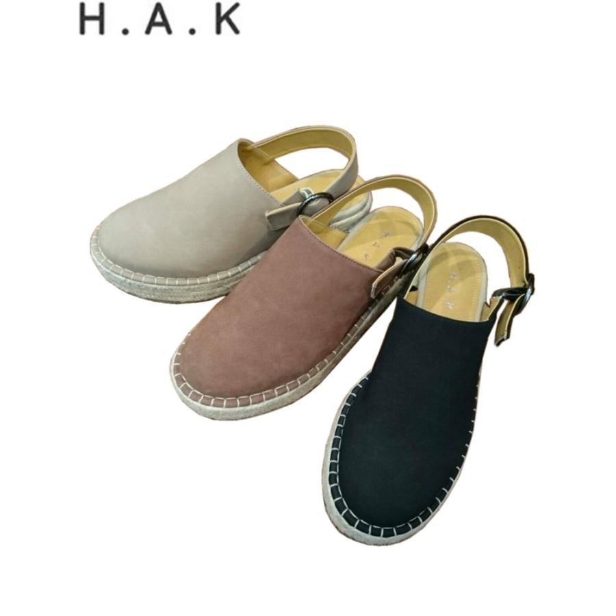 見事な シューズ サボ エスパドリーユ レザー デザイン かわいい 大人 おしゃれ レディース H A K ハク エスパドリーユサボ シューズ 靴 革 レザー Hak Hakka ハッカ カジュアル 革 靴 サンダル ミュール Sergiopizarro Com Co