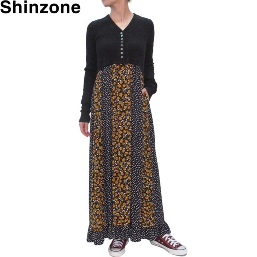Shinzone シンゾーン リブドッキングワンピース 日本製 レディース フラワー フリーサイズ amsop03 Oibibio オイビビオ 通販 Yahoo ショッピング