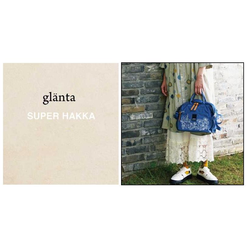 SUPER HAKKA(スーパーハッカ) glanta (グレンタ)ワンカラー線画刺繍ボストンショルダーバッグ 2WAY BAG 花柄 刺しゅう レディース 全3色 春 夏｜oibibio｜08