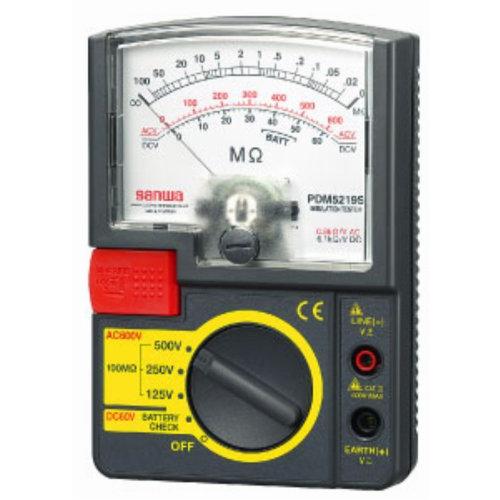 三和電気計器 sanwa アナログ3レンジ式絶縁抵抗計 PDM-5219S-P
