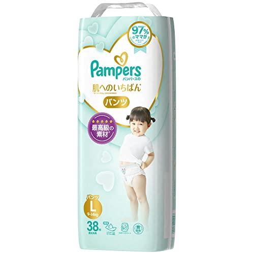 パンパース　肌へのいちばん　パンツL 52枚×3 Amazon.co.jp: 【パンツ Lサイズ】パンパース オムツ 肌への