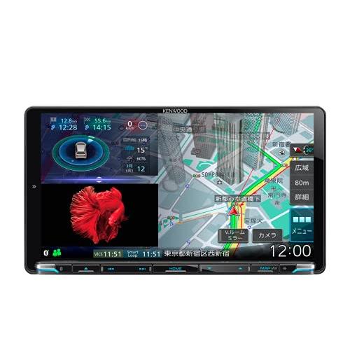 ケンウッド カーナビ 彩速 9インチ MDV-M908HDL HDモデル 圧倒的な地図 