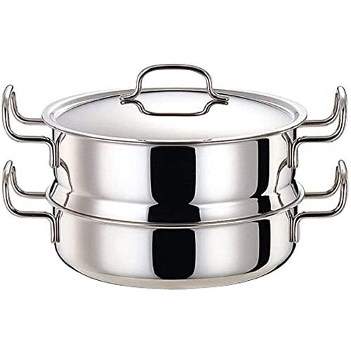 宮崎製作所 ジオ 蒸し器付鍋 25cm 日本製 IH対応オール熱源対応 7層