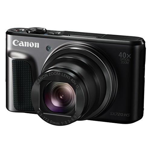 純国産/日本製 Canon デジタルカメラ PowerShot SX720 HS ブラック 光学40倍ズーム PSSX720HSBK