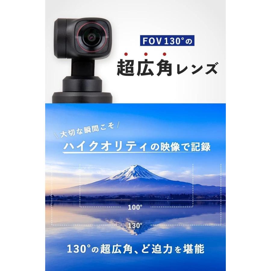 FeiyuTech 新品Feiyu Pocket 2 カメラ付き小型3軸ハンドヘルドジンバル 