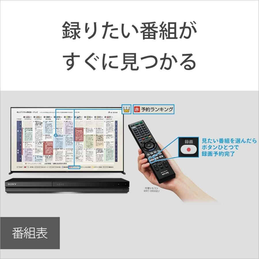 SONY 新品ソニー 2TB 2チューナー ブルーレイレコーダー 長時間 SONY 新品ソニー 2TB 2チューナー ブルーレイレコーダー 長時間