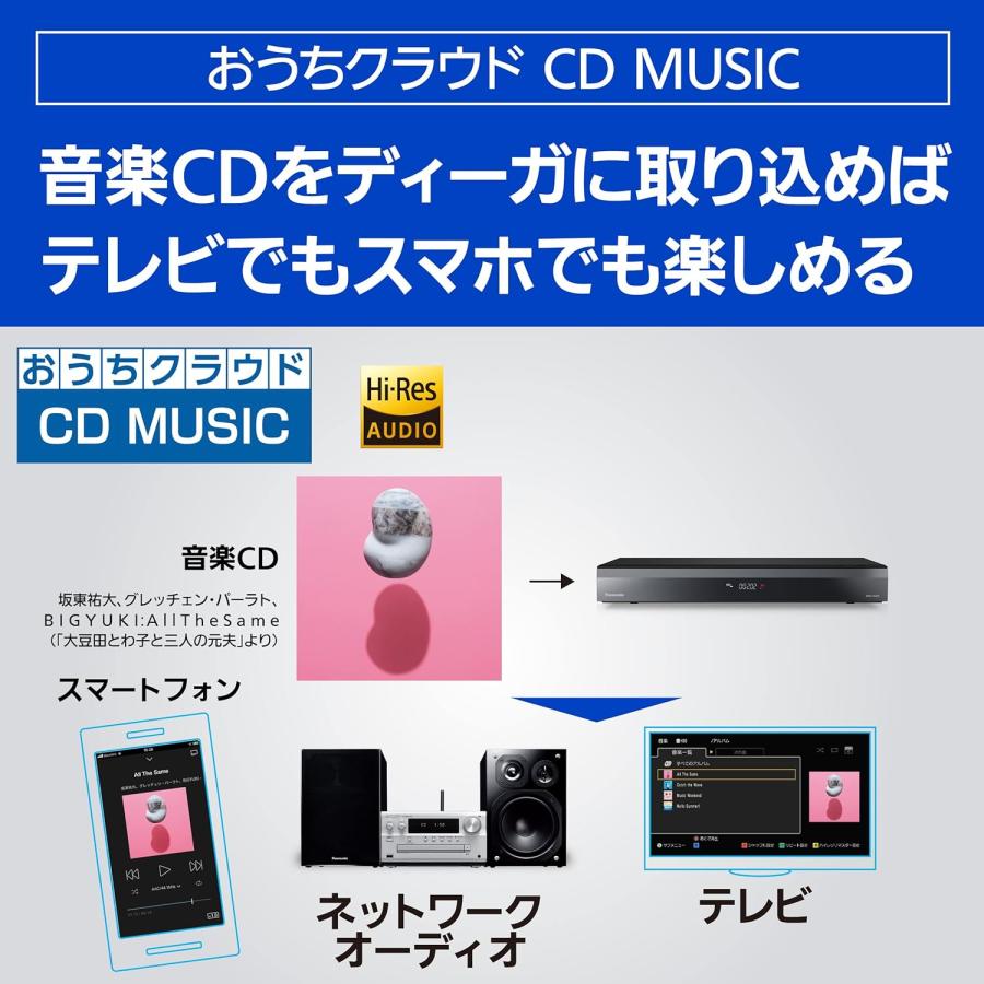 DIGA 新品 パナソニック 2TB 7チューナー ブルーレイレコーダー 全録 6