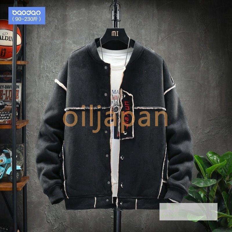 流行 フェイクムートン ムートンジャケット コート 裏ボア メンズ ムートンコート コート 防寒着 暖かい メンズ ムートンコート スエード 暖かい 防寒着 保温 コート アウター