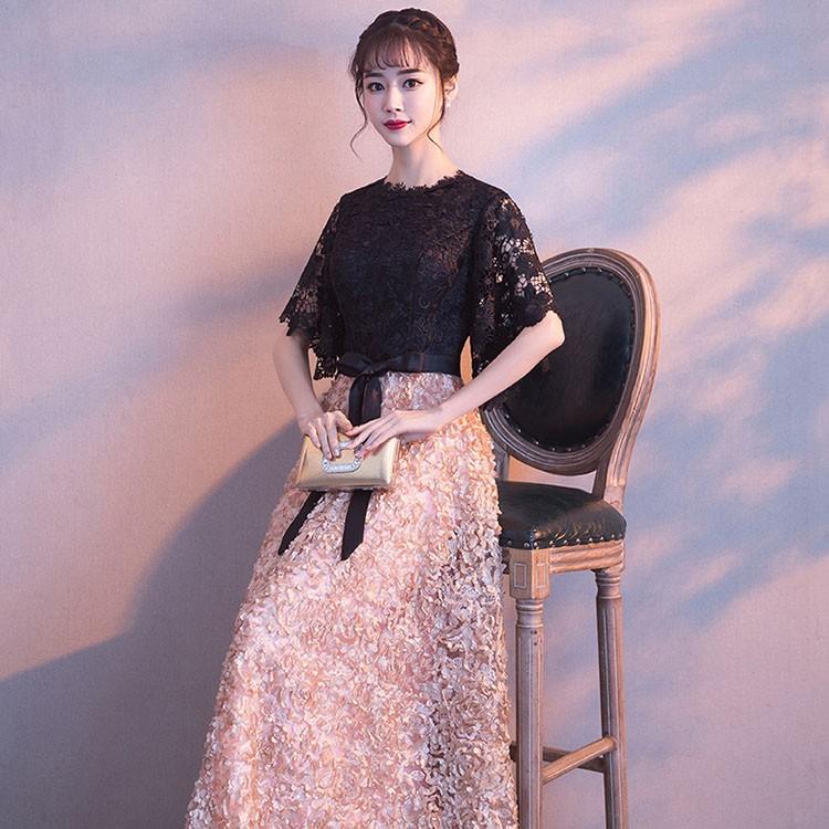 パーティードレス レディース マキシ ロング丈 レース フレアー スカート 結婚式 忘年会 母親 ドレス ワンピース ウエディングドレス フォーマル ドレス お呼ば Wmlf L01 E Maxshop 通販 Yahoo ショッピング