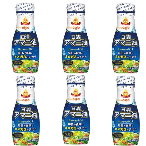 日清オイリオ アマニ油 320g 8本セット LOHACO - 日清オイリオ 日清アマニ油 320g 1本