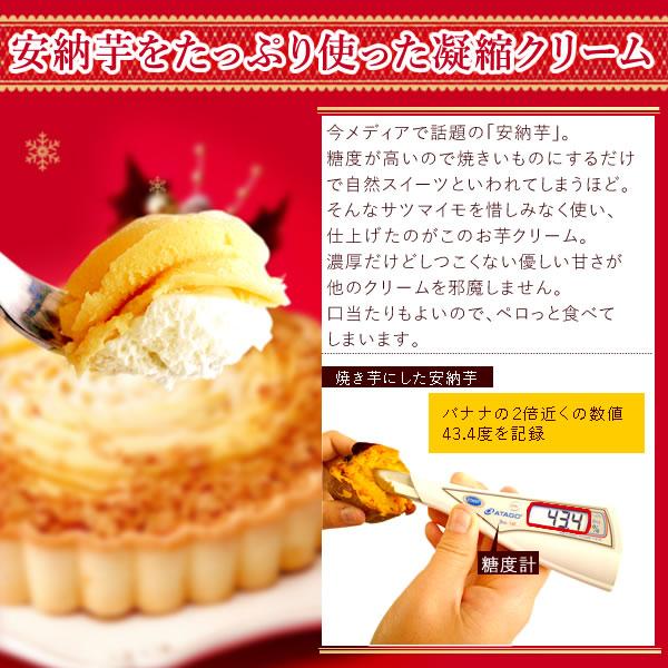 クリスマスケーキ 22 予約 誕生日プレゼント お礼 送料無料 お菓子 スイーツ ギフト 彼女 チーズケーキ チーズタルト 2人用 5 花とスイーツ おいもや 通販 Yahoo ショッピング