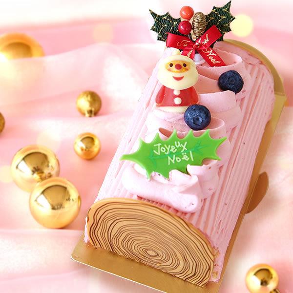 クリスマスケーキ 予約 いちご サンタ ブッシュドノエル ストロベリー Xmasケーキ 5号 プレゼント 4人用 5人用 冷凍 5 花とスイーツ おいもや 通販 Yahoo ショッピング