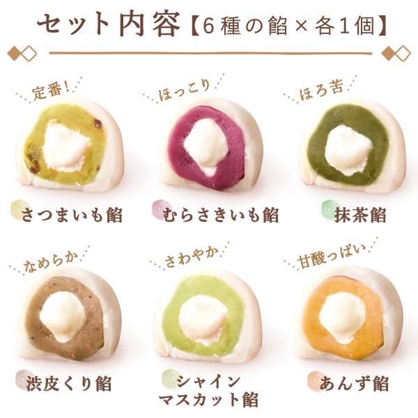 父の日 プレゼント ギフト お菓子 2024 和菓子 クリーム大福 スイーツ 詰め合わせ 冷凍 フルーツ  おしゃれ お取り寄せ 50代 60代 70代｜oimoya｜04