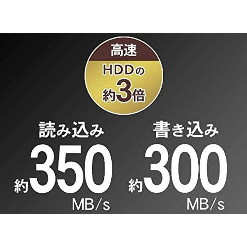 購入・価格比較 I/Oデータ USB3.1（Gen1）対応 外付けポータブルSSD 960GB（スモーキーブラック） SSPH-UT960K