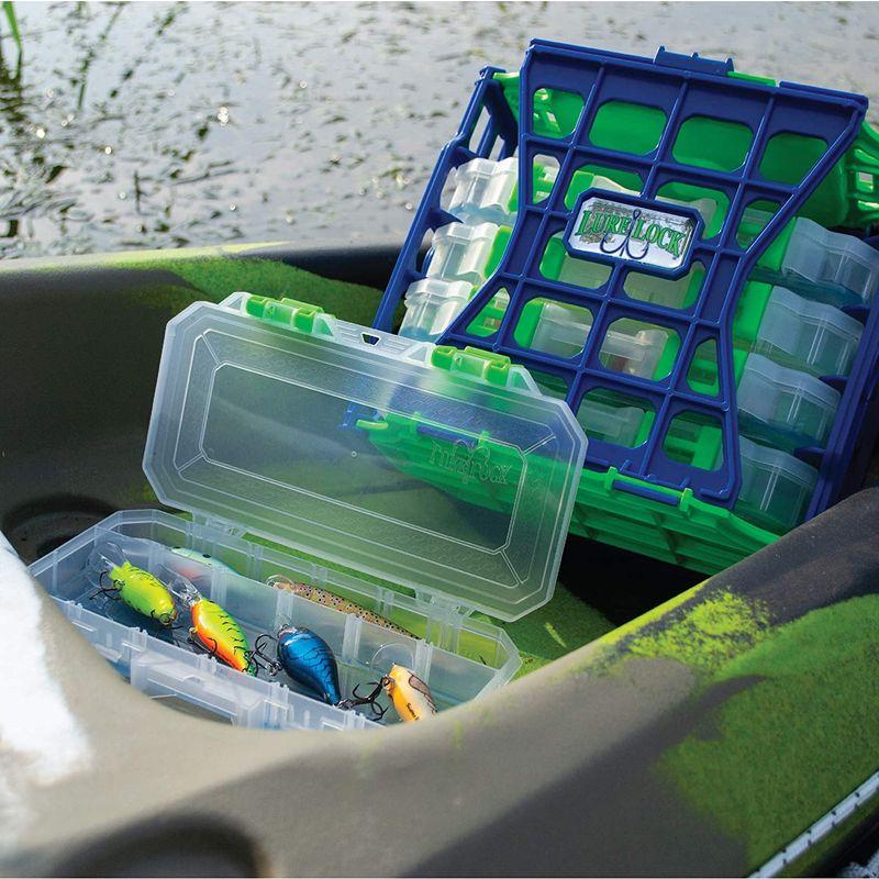Ultra Thin Lure Lock Fishing Tackle Box with TakLogic Technology